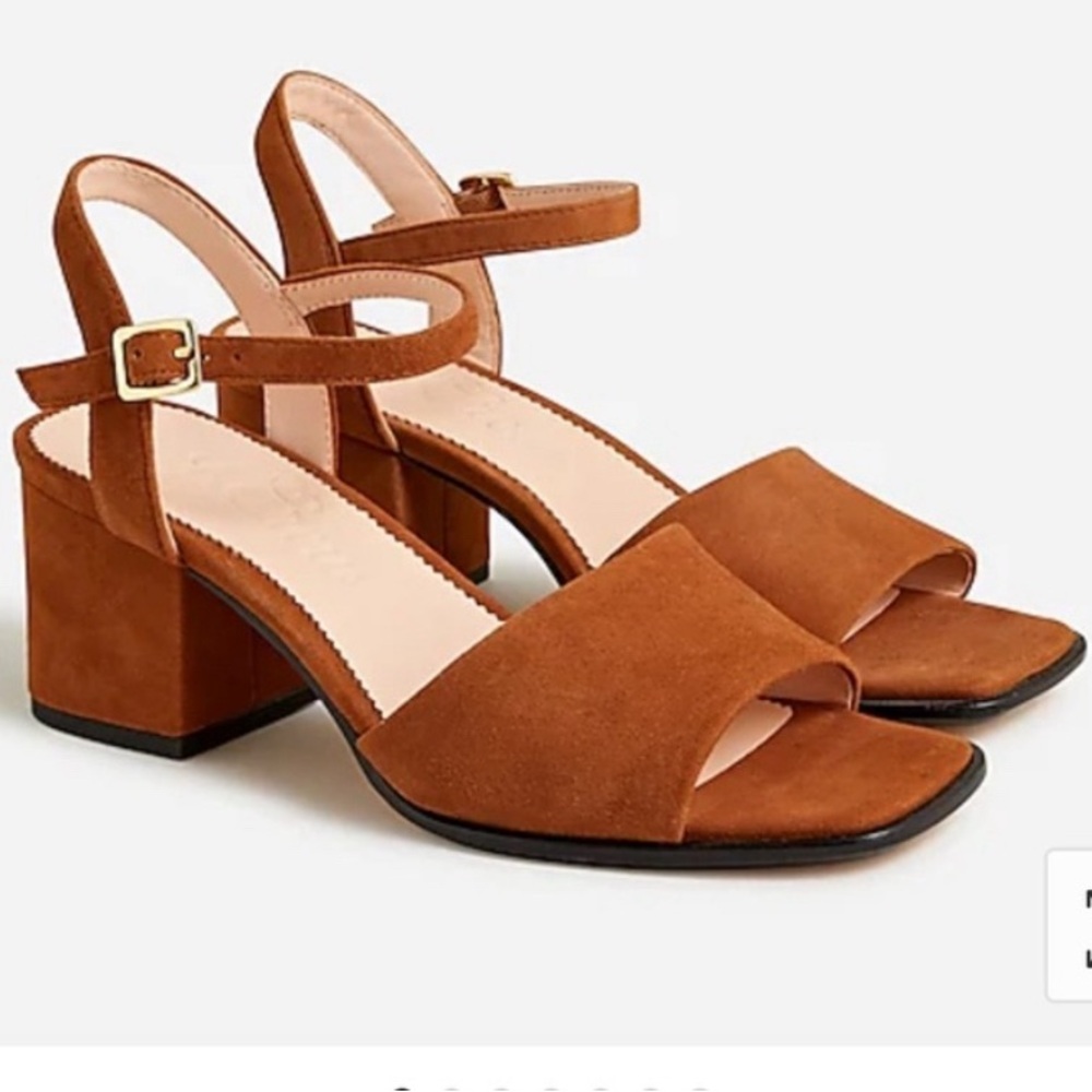 JCrew Dylan block heel sandal